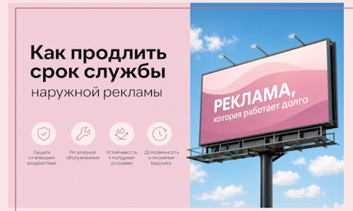 Как продлить срок службы наружной рекламы в Майкопе