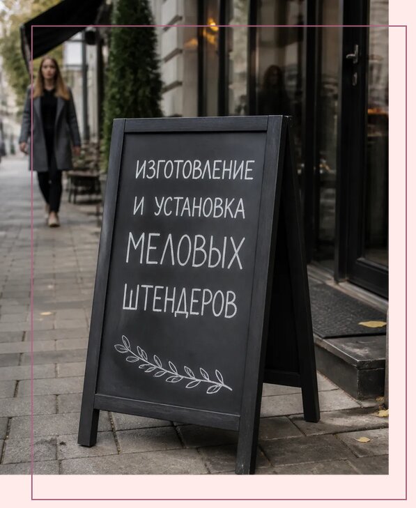 Меловые штендеры в Майкопе по цене от 6571 р. | Аванза-Мкп